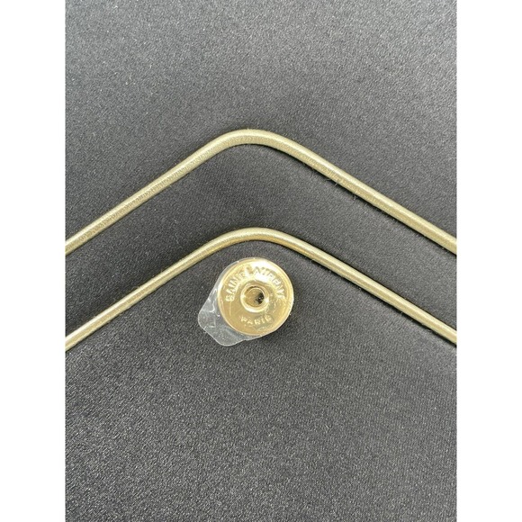 NEW! Saint Laurent YSL Black Chain Envelope Shoulder Bag Purse Authentic - Picture 13 of 15